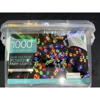 50m LED Multi Strings - 1000 bulbs