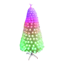 1.8m White Fibre Optic Christmas Tree
