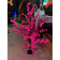 1.6m Pink LED Christmas Tree