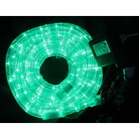 10M Green LED Connectable Rope Light without plug
