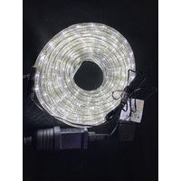 10M White LED Rope Light with controller
