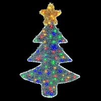 112cm Multi Christmas Tree Rope Light Motif - FREE SHIPPING