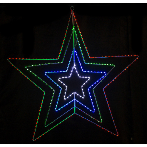 LED 4-IN 1 Starry Wire Star 79cm Multi