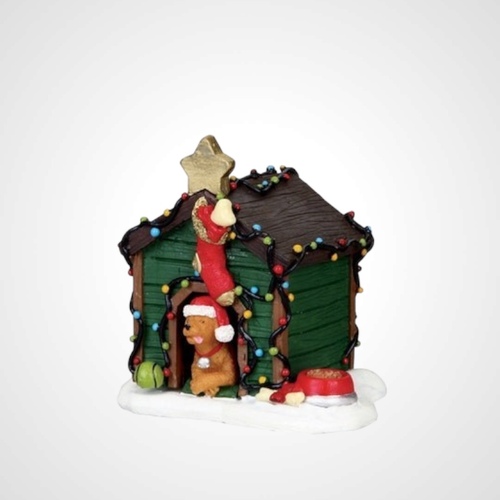 Lemax Decorated Light Doghouse 