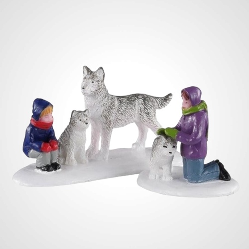 Lemax Future Sled Dogs, Set of 2- Available Aug 24