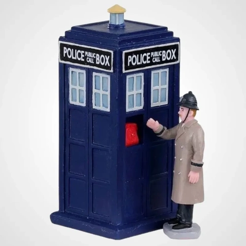 Lemax Police Call Box - Set of 2- Available August 2025
