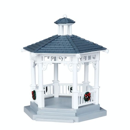 Lemax Plastic Gazebo with Decorations -taking orders for 2022