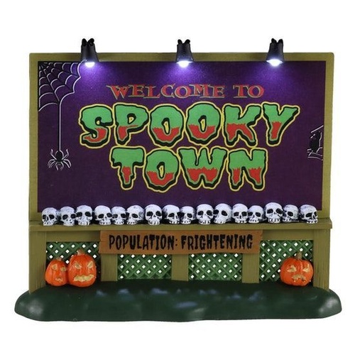Spookytown Sign 