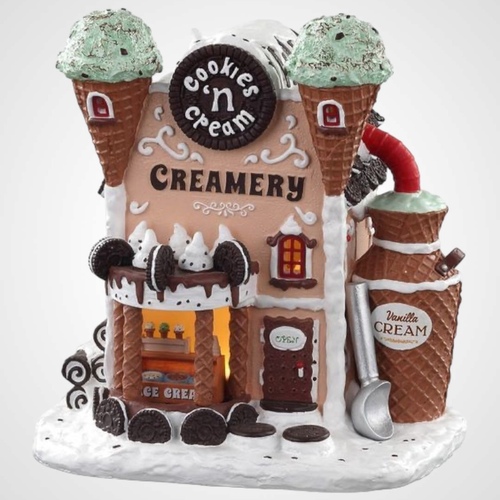 Lemax Cookies 'N Cream Creamery -Available August 2024