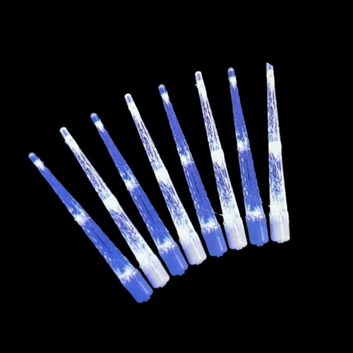 6.9m Blue &  White Tube icicles