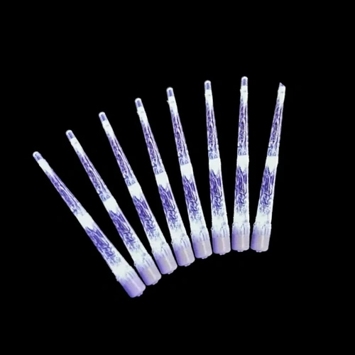 6.9m White Tube icicles