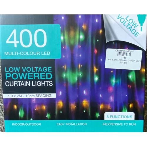 1.9m x 2m LED Multi Curtain Light