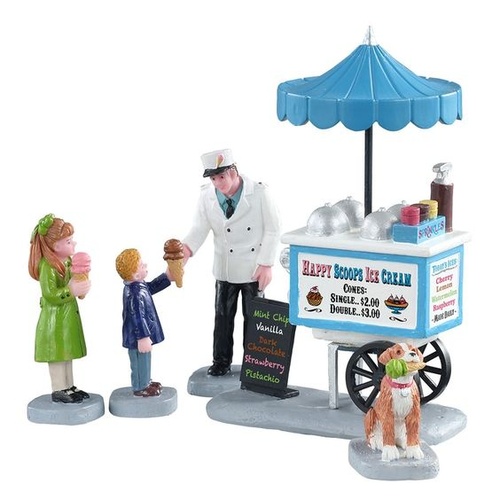 Happy Scoops Ice Cream Cart, Set of 5 SOLD OUT FOR 2021