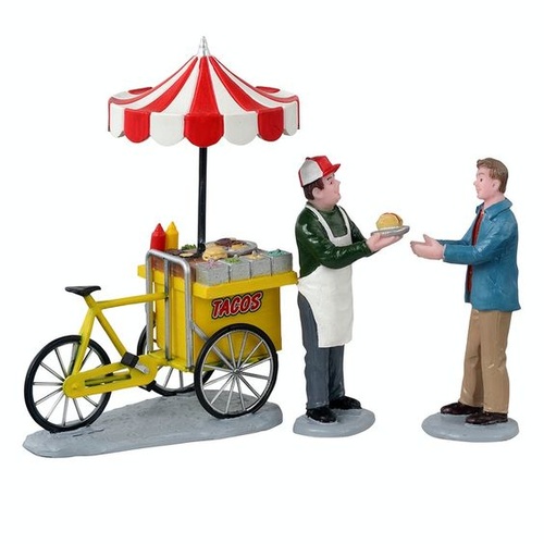 Lemax Taco Cart, Set of 3-Available August 2024