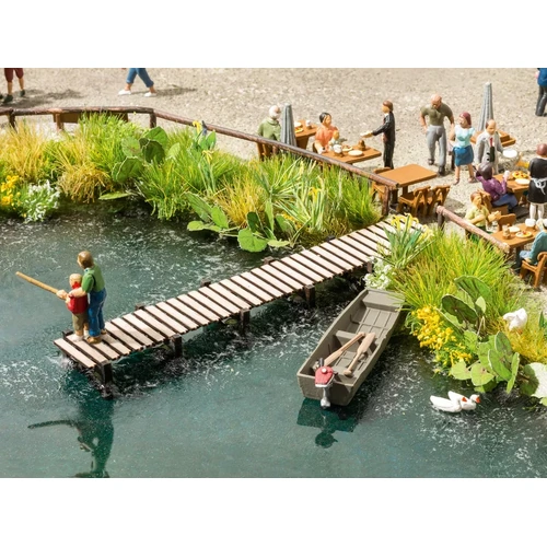 Noch 14223 Footbridge - Laser Cut Mini - HO Scale