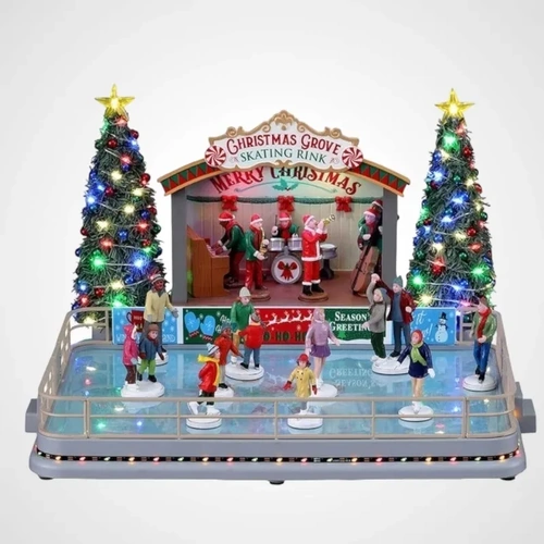 Lemax Christmas Grove Skating Rink -PREORDER FOR 2025