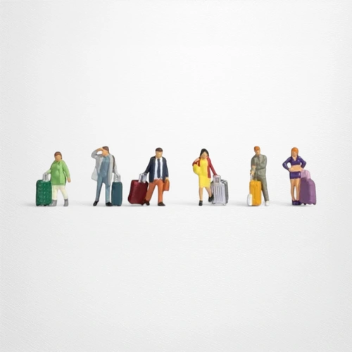 Noch 15223 - Figure Set - Passengers (HO Scale)