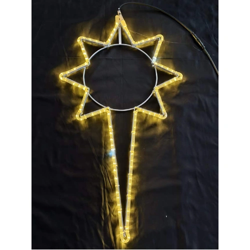 Warm White Rope Light Nativity Star Motif -PREORDER