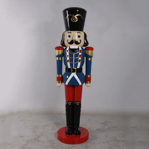 Nutcracker Soldier 6 foot- Blue Jacket