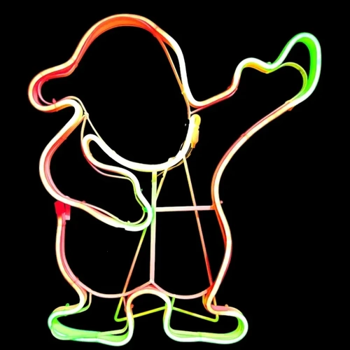 Neon Santa Rope Light Motif 