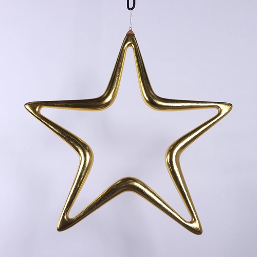 40" Gold Resin Christmas Star