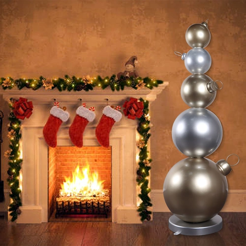 Resin Deluxe Christmas Bauble Stack