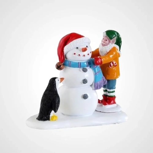 Lemax Building A Snowman - Available August 2025