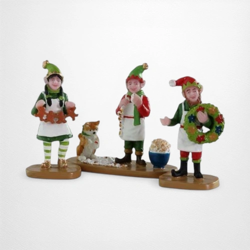 Lemax Crafty Elves, Set of 3