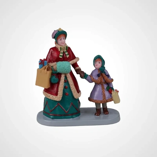 Lemax Holiday Shopping with Mum - Available August 2025