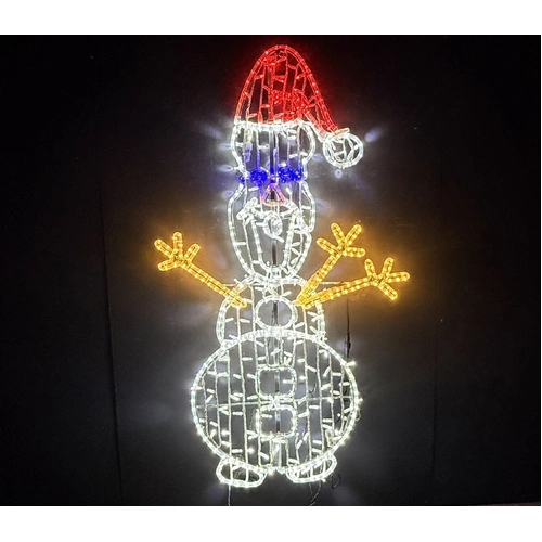 Waving Frozen Snowman Rope Light Motif  