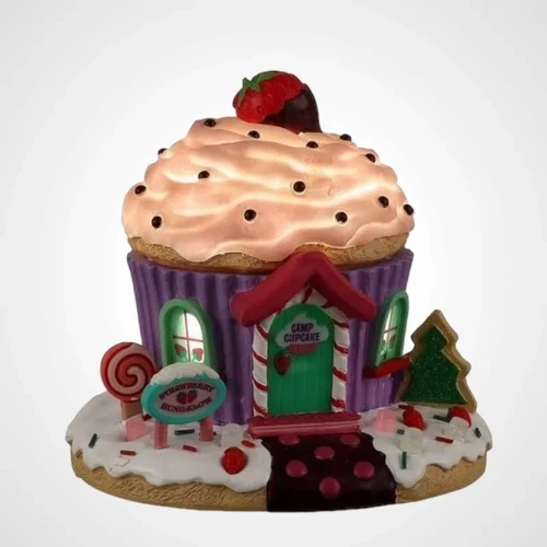 Lemax Strawberry Bungalow