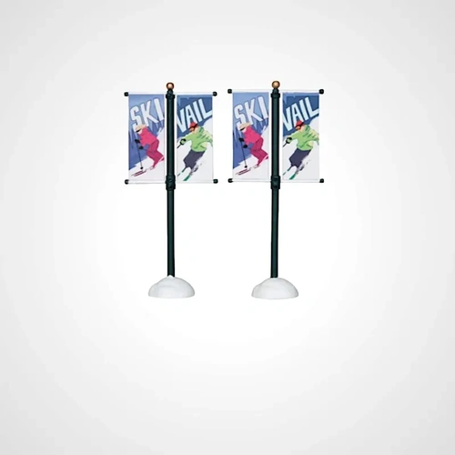 Lemax Street Pole Banner Set of 2 