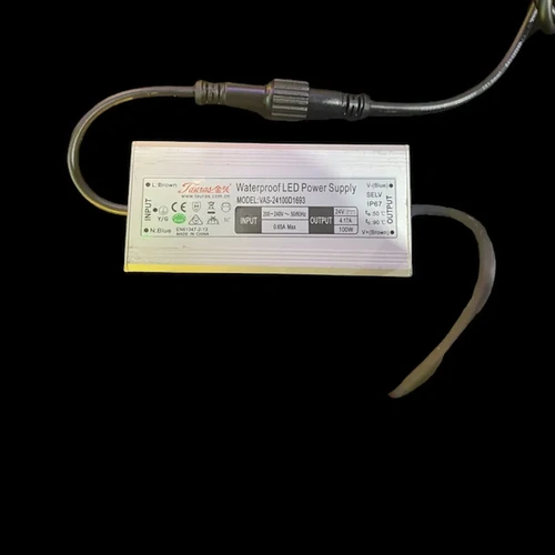 100 Watt 24V Transformer for 10m Warm White Connectable Strings