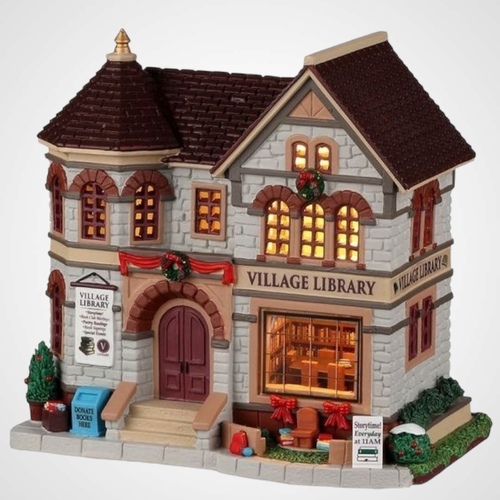 Lemax Village Library