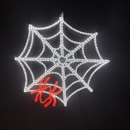 Halloween Spider Web Rope Light Motif