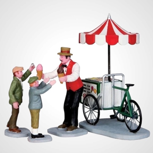 Lemax Gelato Cart, Set of 4  -Available August 2024