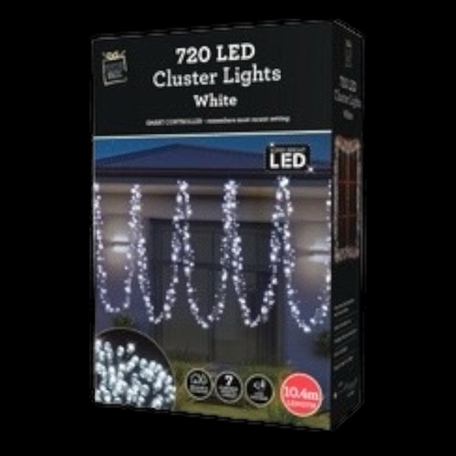 10.4m White Cluster Lights