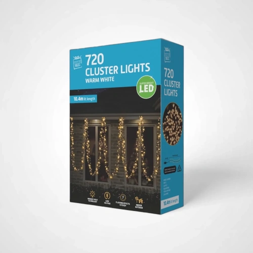 10.4m Warm White Cluster Light
