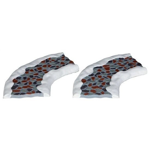 Lemax Stone Road - Curved, Set of 2  