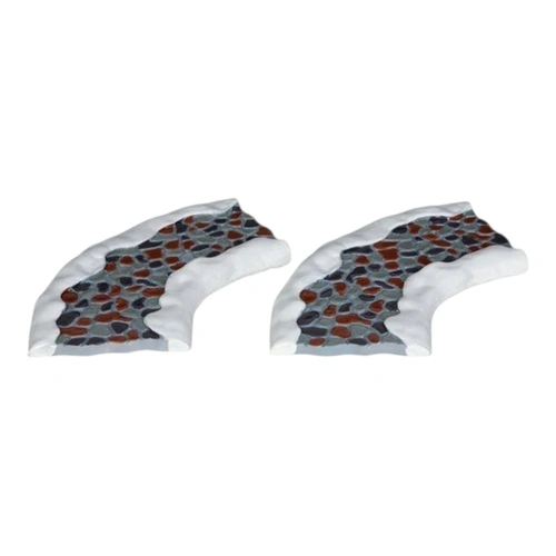 Lemax Stone Road - Curved, Set of 2  