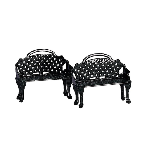 Lemax Patio Bench, Set of 2