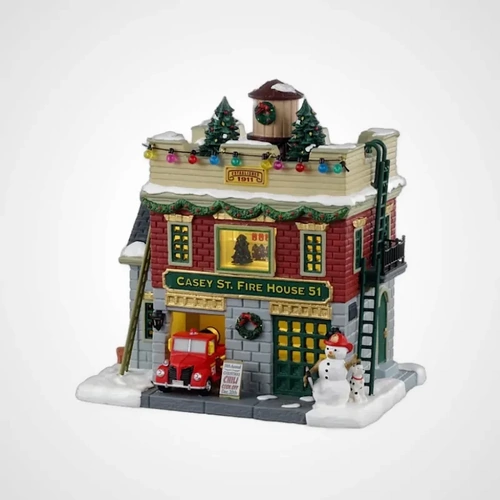 Lemax Casey St. Firehouse 51 -PREORDER FOR 2025