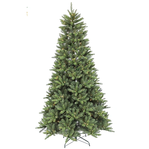 Mixed Leaf Warm White 6.5 Foot Artificial Christmas Tree