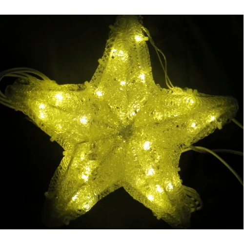 Warm White LED 3D Star - 32cm diameter