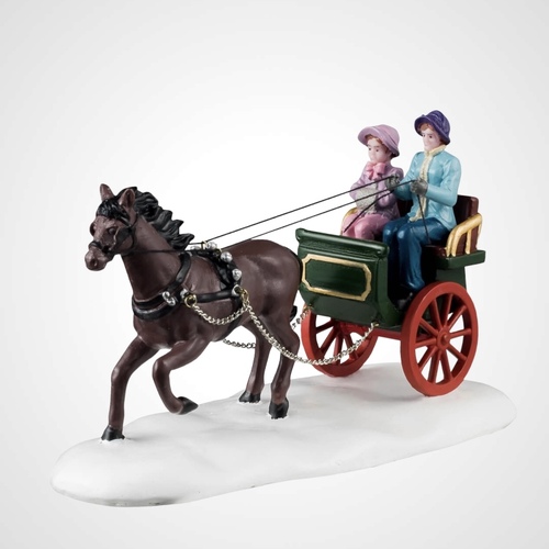 Lemax Winter Carriage Ride-Avail Aug 2024