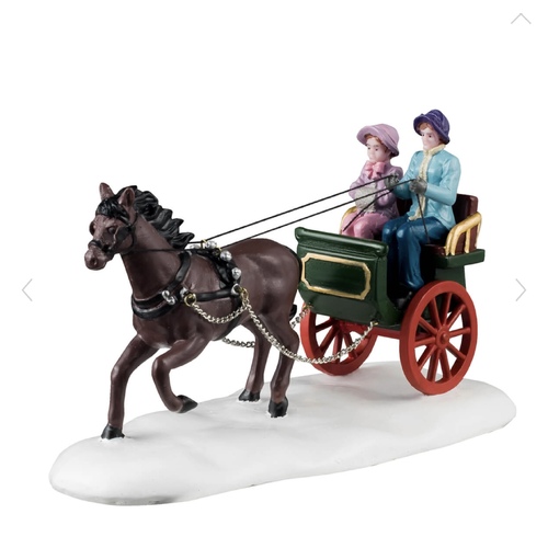 Lemax Winter Carriage Ride-Avail Aug 2024