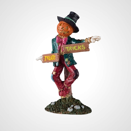 Lemax Scarecrow Signpost - Available August 2024
