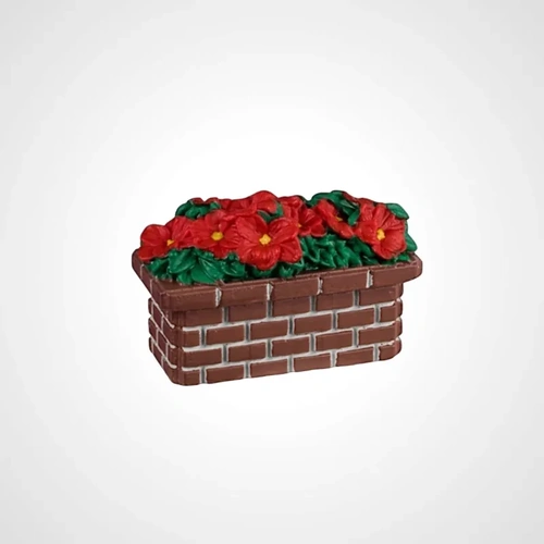Lemax Poinsettia Planter -Available August 2025