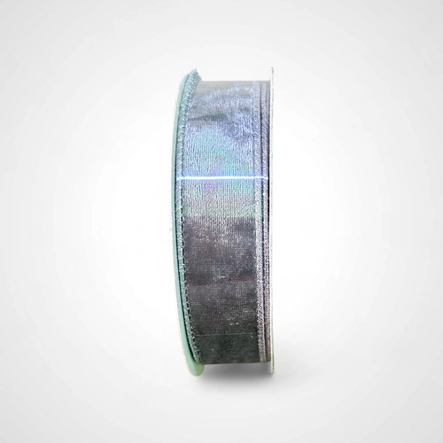 2.5cm Silver Velvet Ribbon