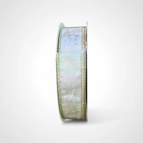 2.5cm Ivory Velvet Ribbon